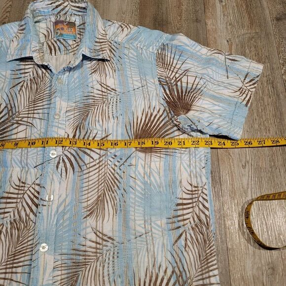 Its Five O'clock Somewhere Hawaiian Short Sleeved Button Up Shirt Men's Medium - Picture 5 of 8
